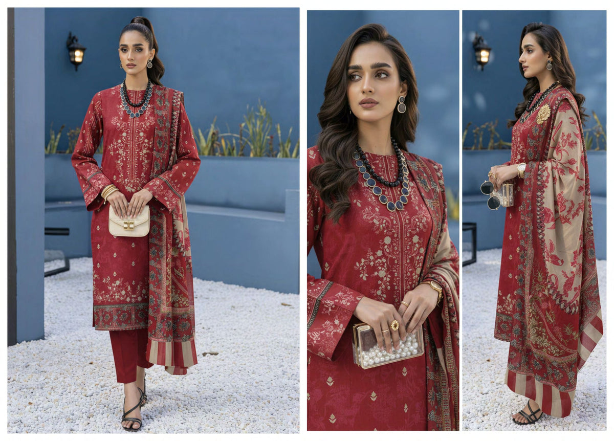 LAJAWAN PREMIUM LAWN COLLECTION 3-PIECE