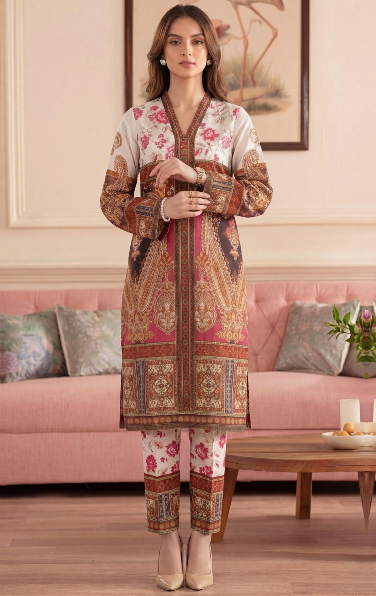ELARA BY DIVINE 2 PCS DIGITAL PRINTED