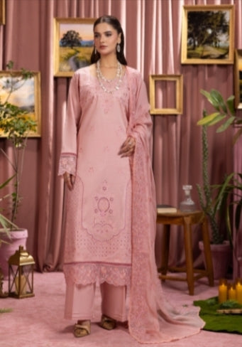 Rose Blush Embroidered Ensemble