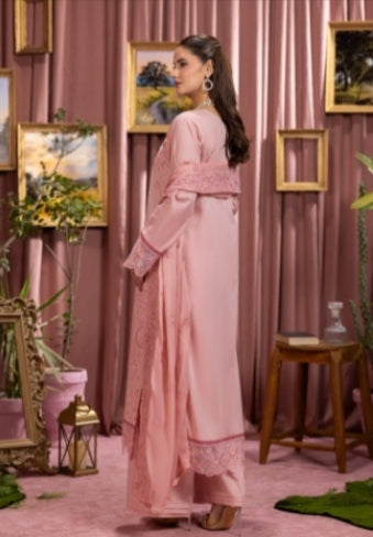 Rose Blush Embroidered Ensemble