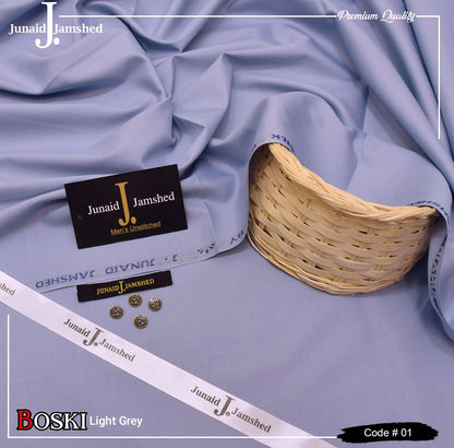 Junaid Jamshed Wash Wear Boski 100% Gurranteed Fabric