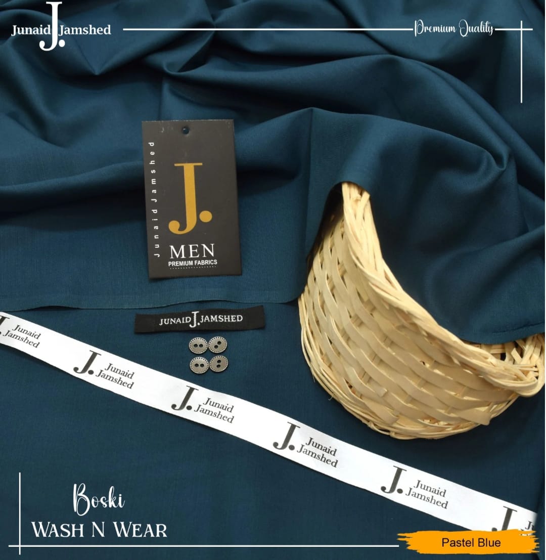 Junaid Jamshed Wash Wear Boski 100% Gurranteed Fabric