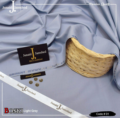 Junaid Jamshed Wash Wear Boski 100% Gurranteed Fabric