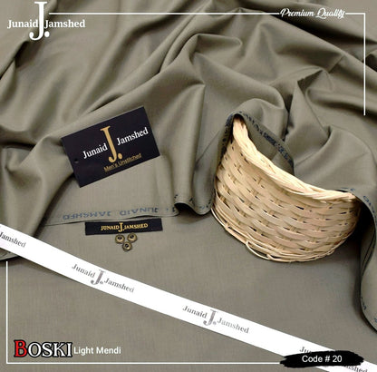 Junaid Jamshed Wash Wear Boski 100% Gurranteed Fabric