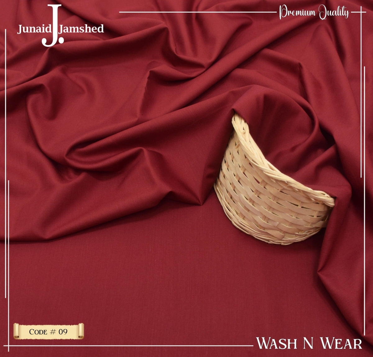 Junaid Jamshed Wash Wear Boski 100% Gurranteed Fabric