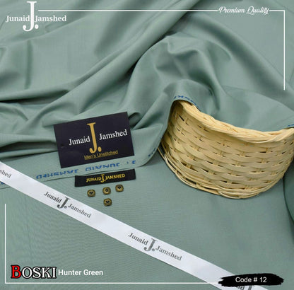 Junaid Jamshed Wash Wear Boski 100% Gurranteed Fabric