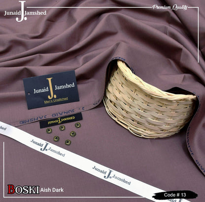 Junaid Jamshed Wash Wear Boski 100% Gurranteed Fabric