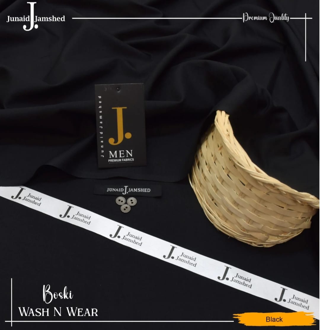 Junaid Jamshed Wash Wear Boski 100% Gurranteed Fabric
