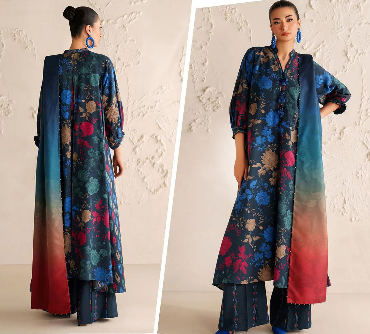 Digital Printed Shirt, Printed Trouser Digital Printed Dupatta – Perfect Trio!