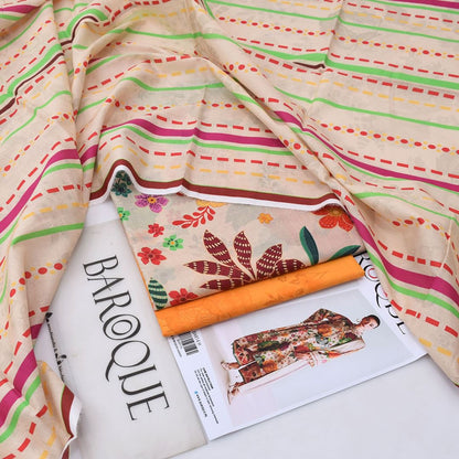Digital Printed Shirt, Printed Trouser Digital Printed Dupatta – Perfect Trio!