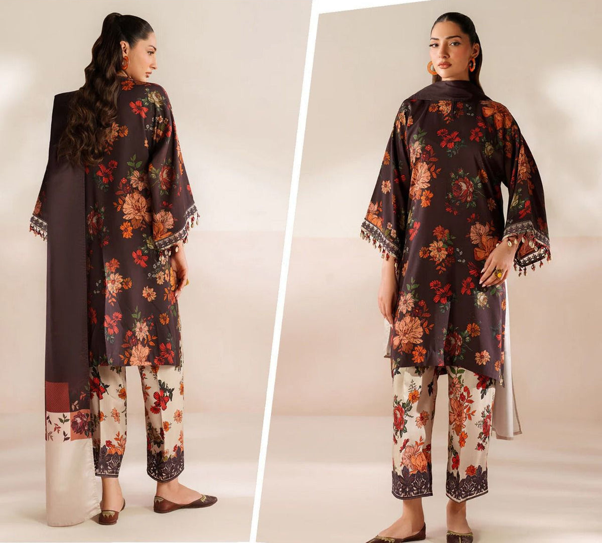 Digital Printed Shirt, Printed Trouser Digital Printed Dupatta – Perfect Trio!
