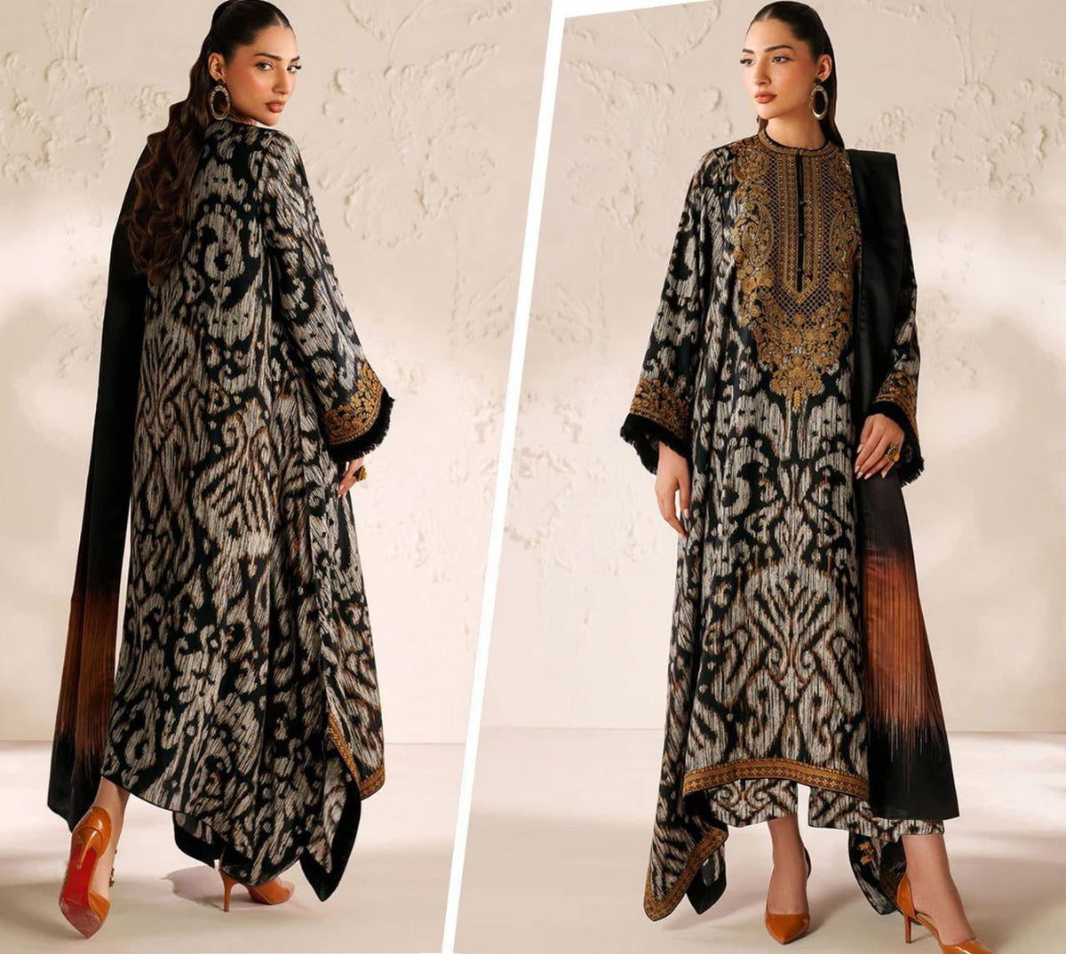 Digital Printed Shirt, Printed Trouser Digital Printed Dupatta – Perfect Trio!