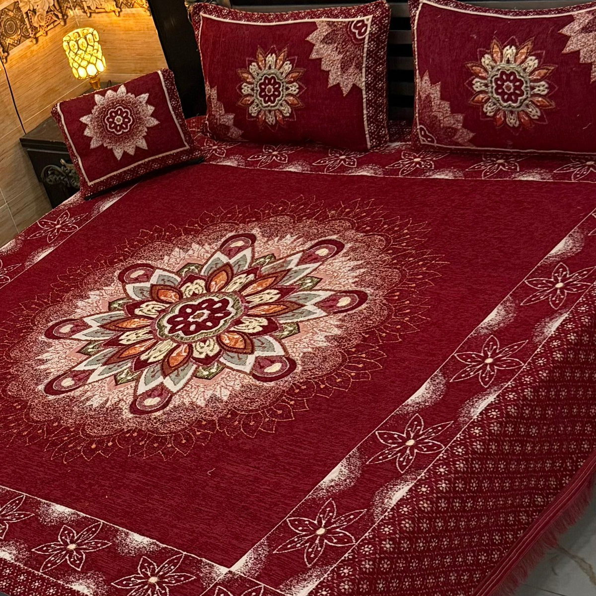 4Pc Velvet Jaquard Bedsheet trending