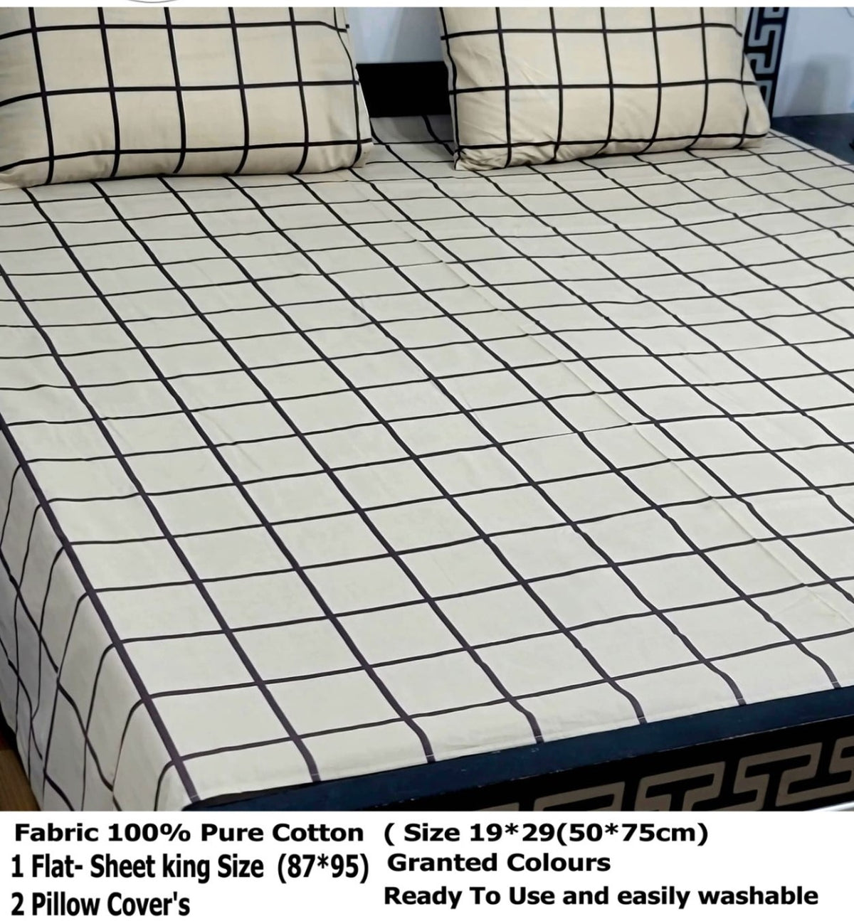 🌼 100% PURE COTTON KING SIZE BEDSHEET 🌼 ✨ Export Quality | Premium Floral Design ✨