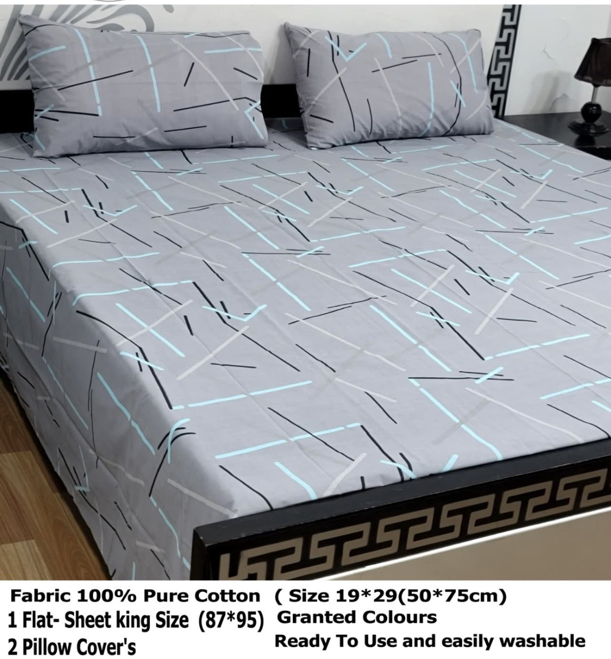 🌼 100% PURE COTTON KING SIZE BEDSHEET 🌼 ✨ Export Quality | Premium Floral Design ✨
