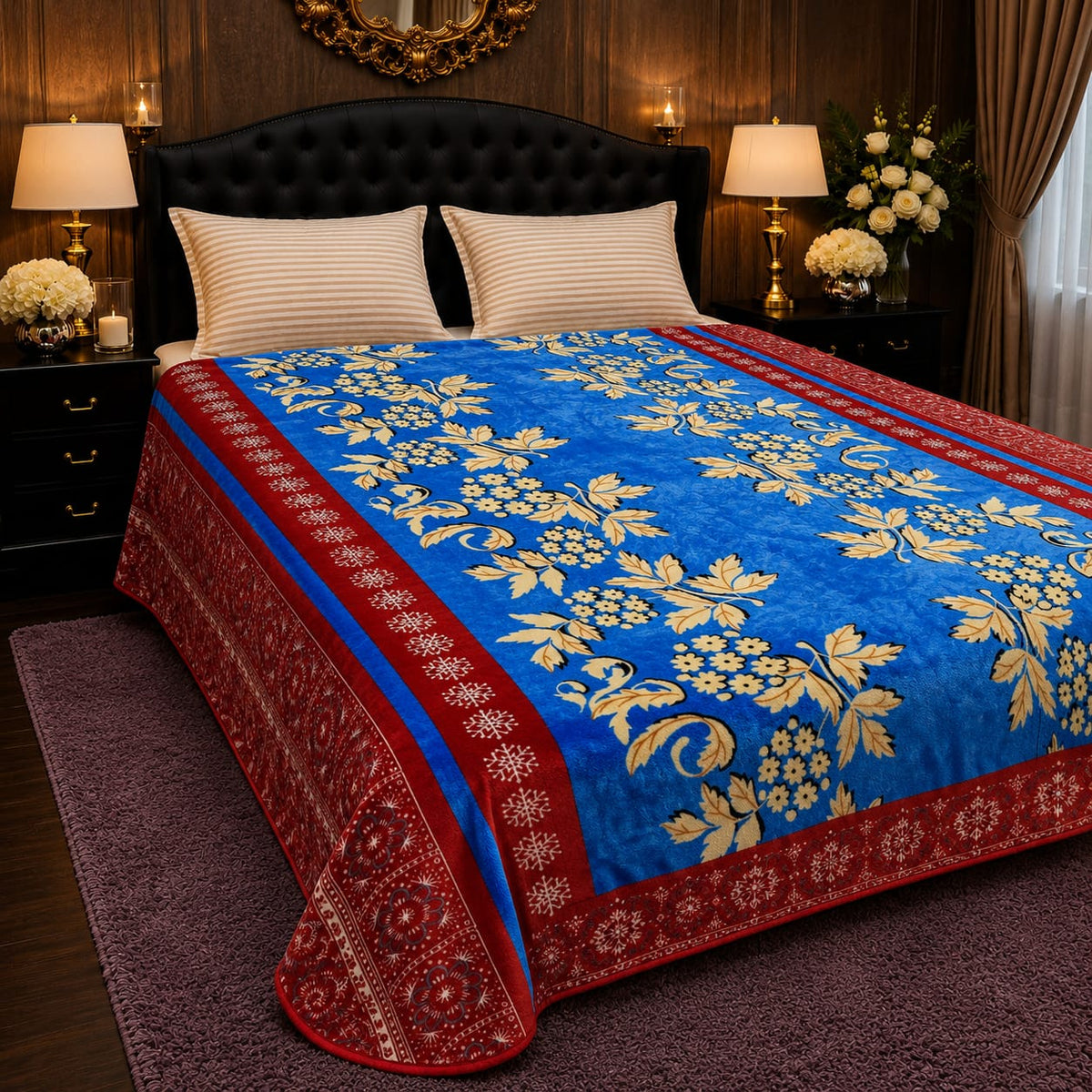 AC Blanket/Combol – Soft Fleece Double Bed Blanket