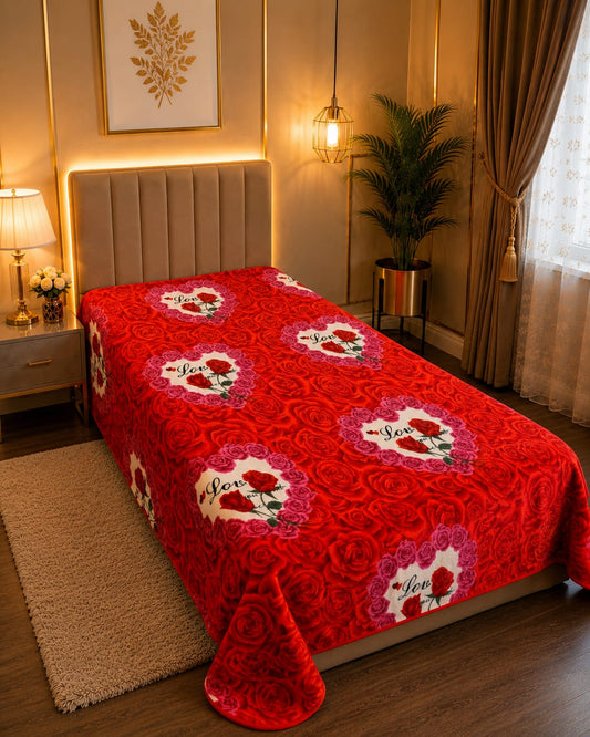 Single Bed AC Blanket/Combol – Soft Fleece Printed Blanket