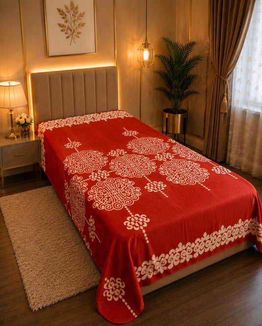 Single Bed AC Blanket/Combol – Soft Fleece Printed Blanket