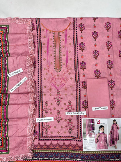 BIN SAEED READY TO WEAR LAWN DUPATTA