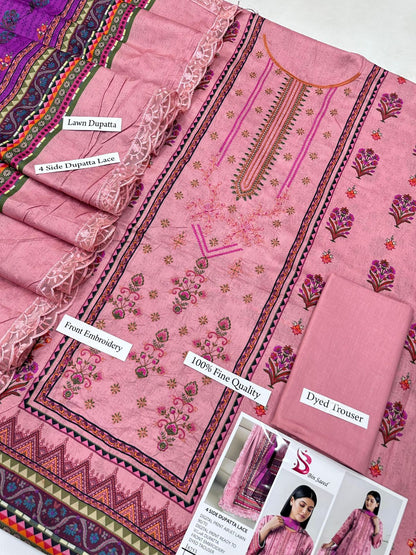 BIN SAEED READY TO WEAR LAWN DUPATTA