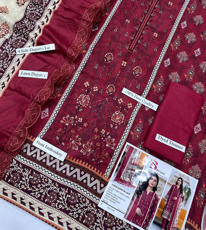 BIN SAEED READY TO WEAR LAWN DUPATTA