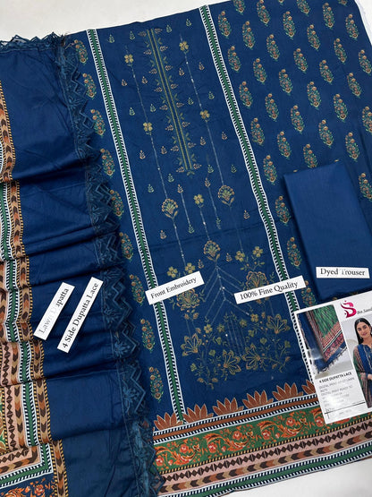 BIN SAEED READY TO WEAR LAWN DUPATTA
