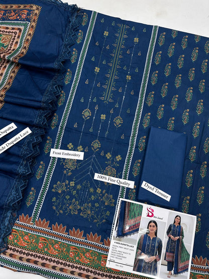 BIN SAEED READY TO WEAR LAWN DUPATTA