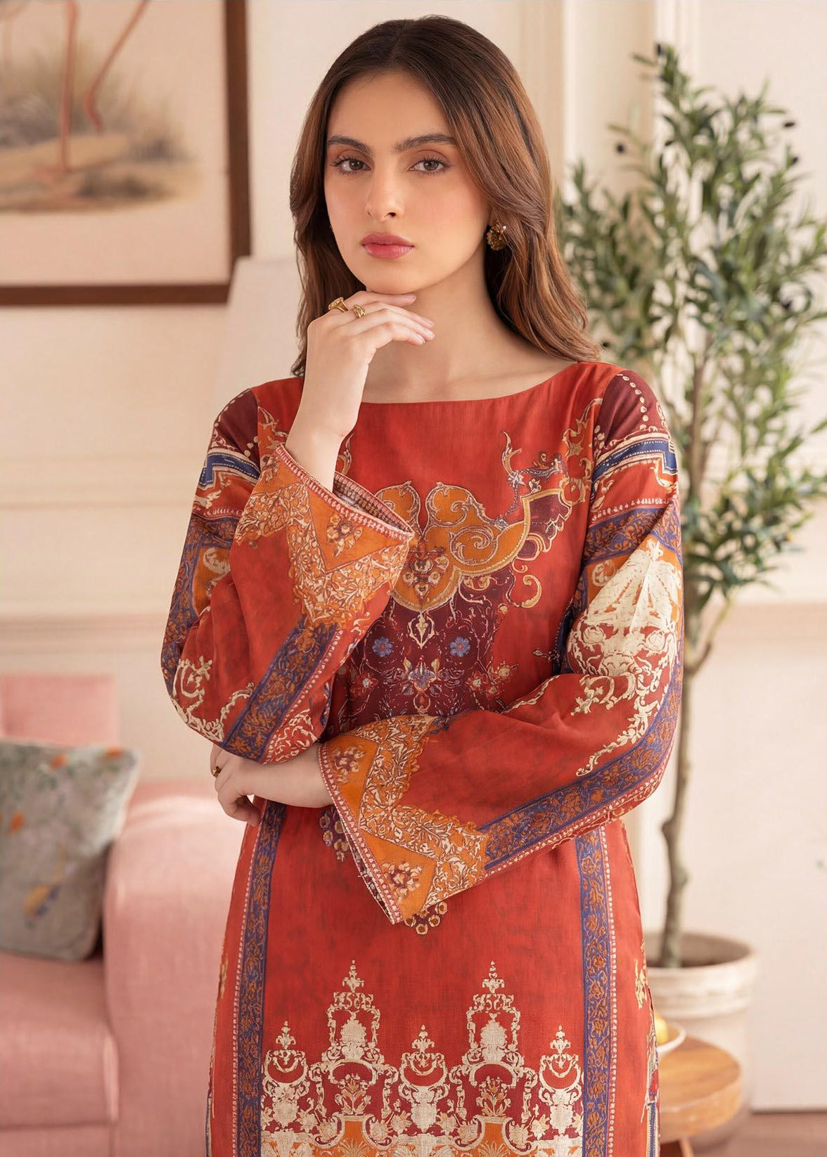 Product Overview: Artistic Opulence Print 2 PCS DIGITAL PRINTED