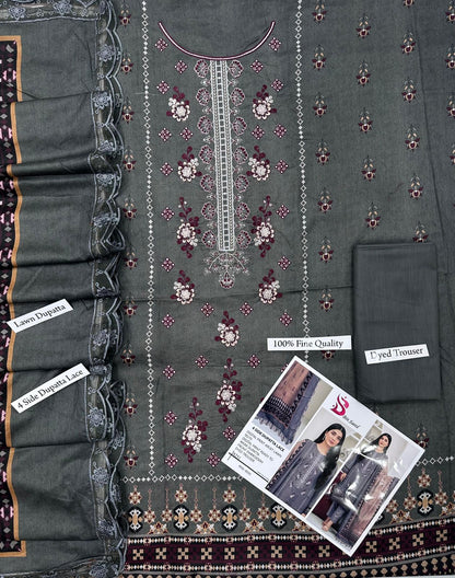 BIN SAEED READY TO WEAR LAWN DUPATTA