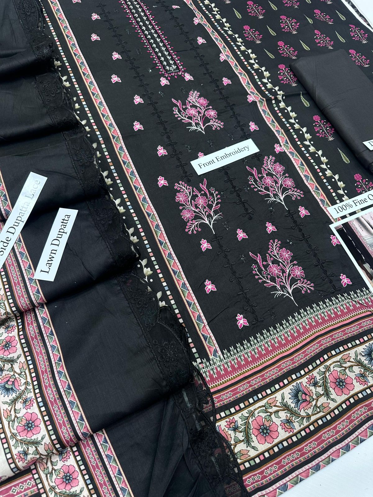 BIN SAEED READY TO WEAR LAWN DUPATTA
