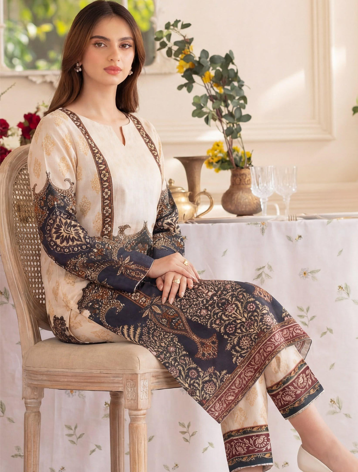 "Divine" Collection Vibe (Creative) 2 Pcs DIGITAL PRINTED