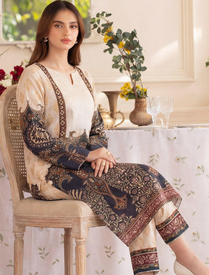 "Divine" Collection Vibe (Creative) 2 Pcs DIGITAL PRINTED
