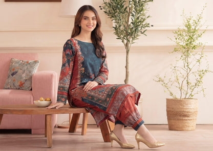 Digital Printed Ethnic Ensemble 2 PCS