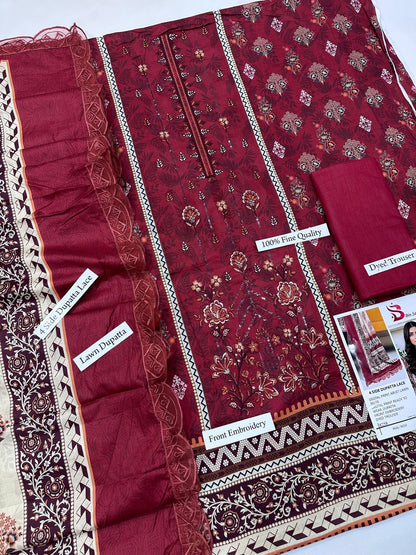 BIN SAEED READY TO WEAR LAWN DUPATTA