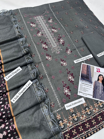 BIN SAEED READY TO WEAR LAWN DUPATTA