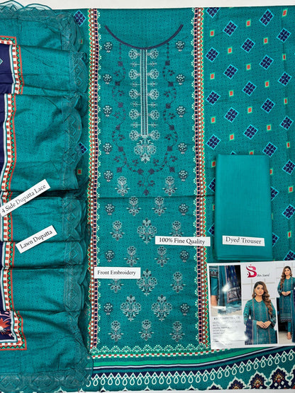 BIN SAEED READY TO WEAR LAWN DUPATTA