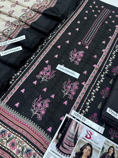 BIN SAEED READY TO WEAR LAWN DUPATTA