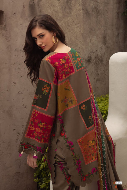 Ethnic Printed Lawn 3-Piece Suit