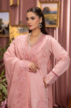 Rose Blush Embroidered Ensemble