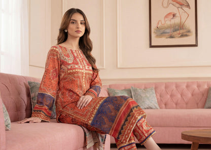 Product Overview: Artistic Opulence Print 2 PCS DIGITAL PRINTED